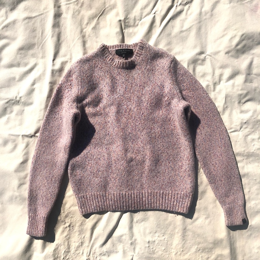 Rag&Bone multi colored mineral crewneck sweater